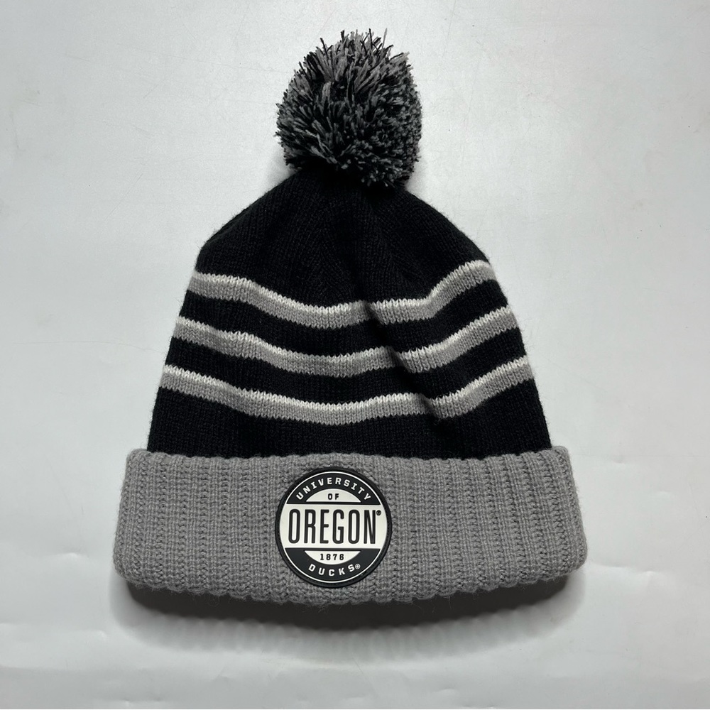 University of Oregon Pom Beanie